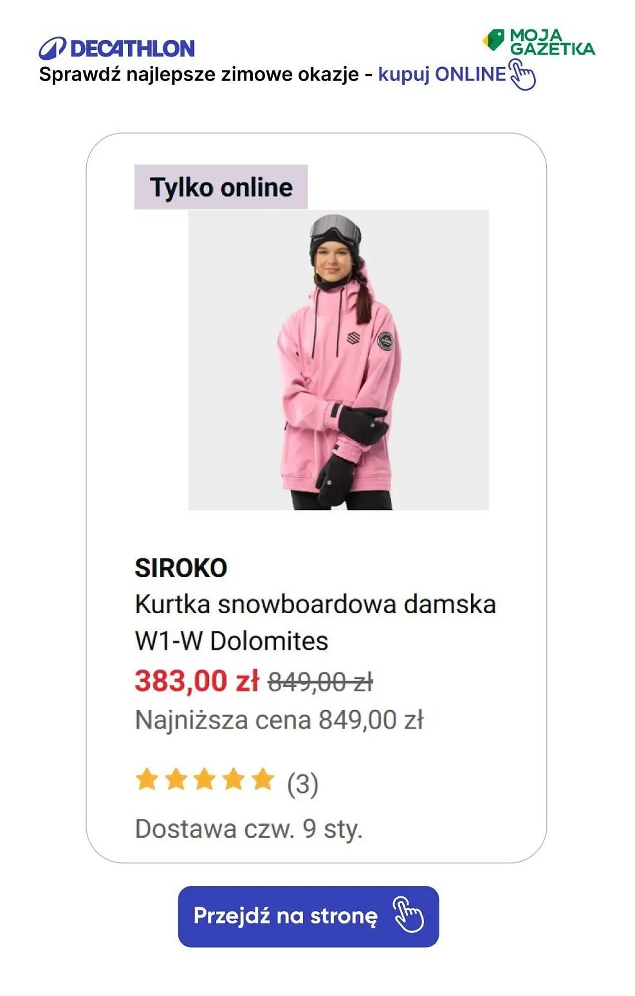 Gazetka Decathlon gazetka od 30 grudnia do 14 stycznia 2025 - Strona 54