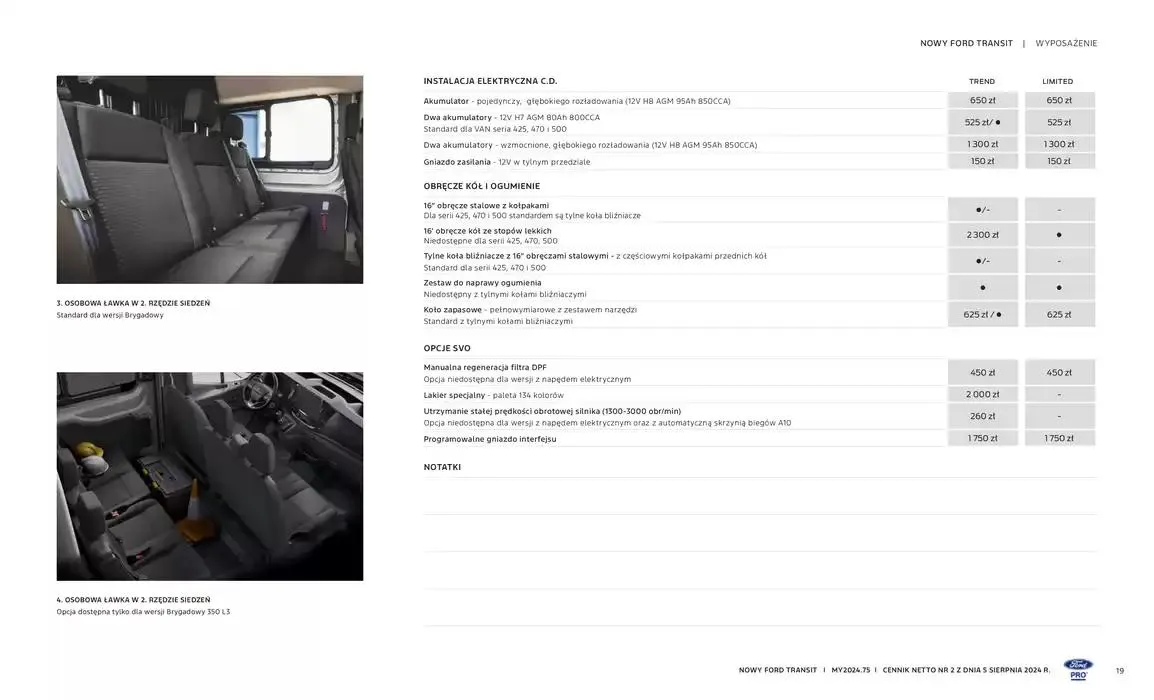 Gazetka FORD E-TRANSIT od 16 października do 16 października 2025 - Strona 19