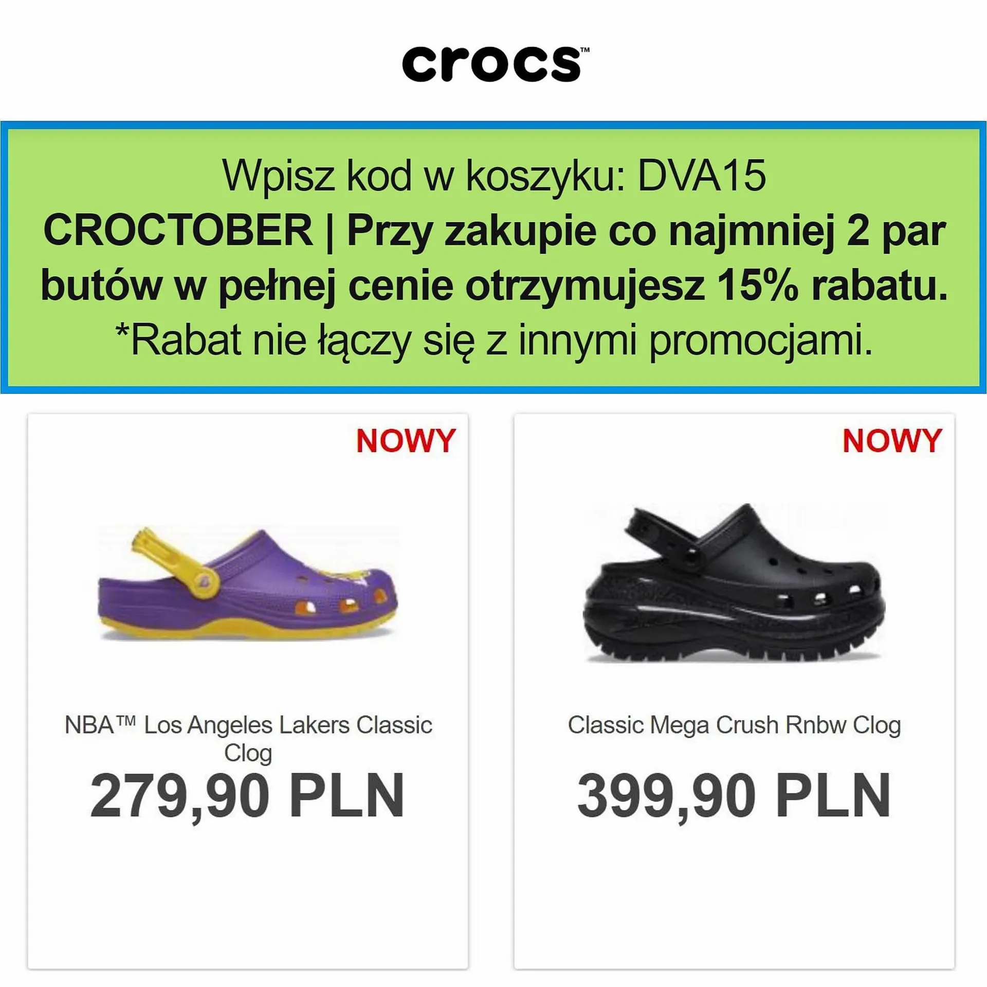 Gazetka Crocs gazetka od 17 października do 24 października 2023 - Strona 2