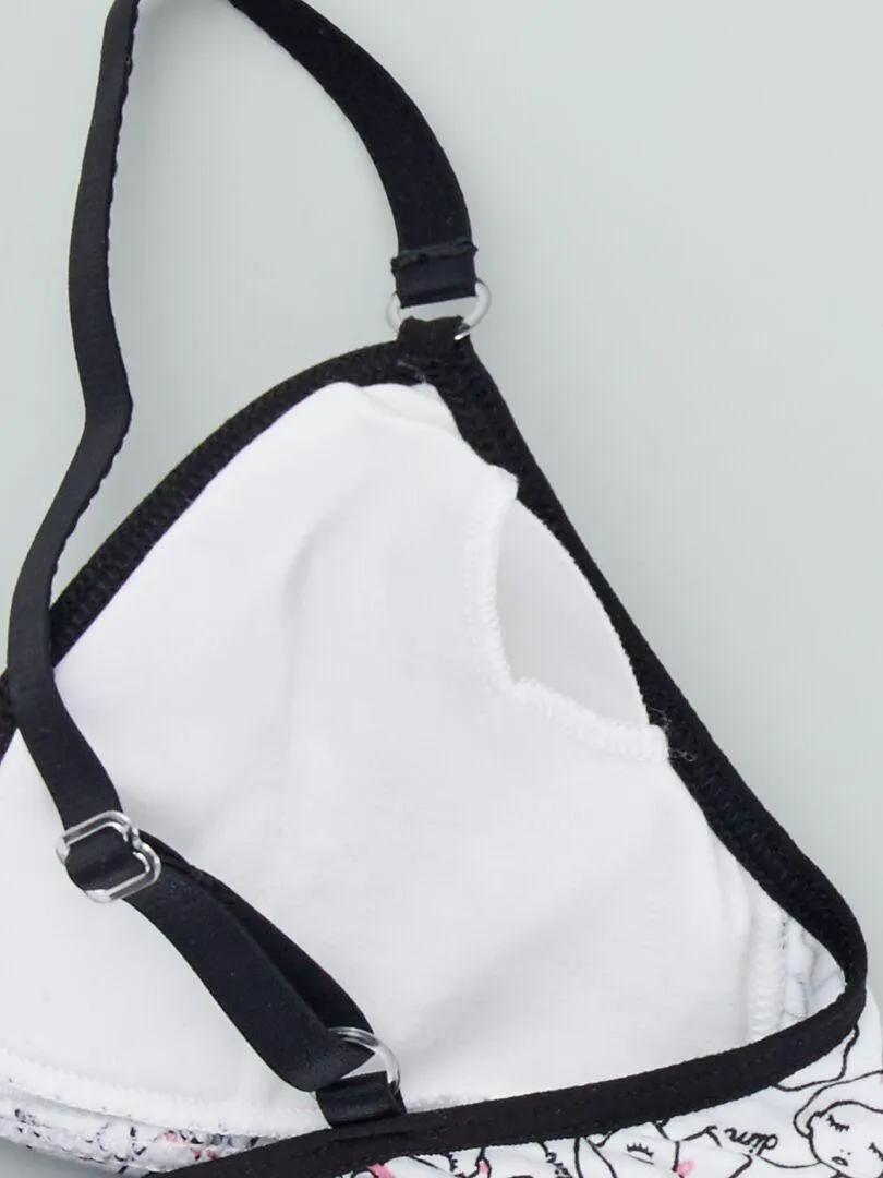 Soutien-gorge triangle 'DIM' - Blanc