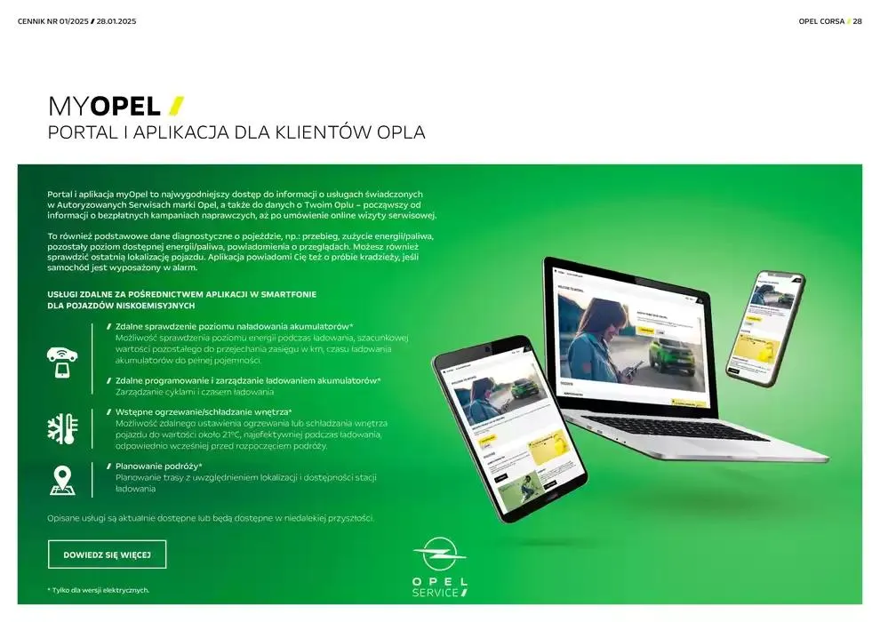 Gazetka Opel Corsa Electric od 30 stycznia do 31 grudnia 2025 - Strona 28
