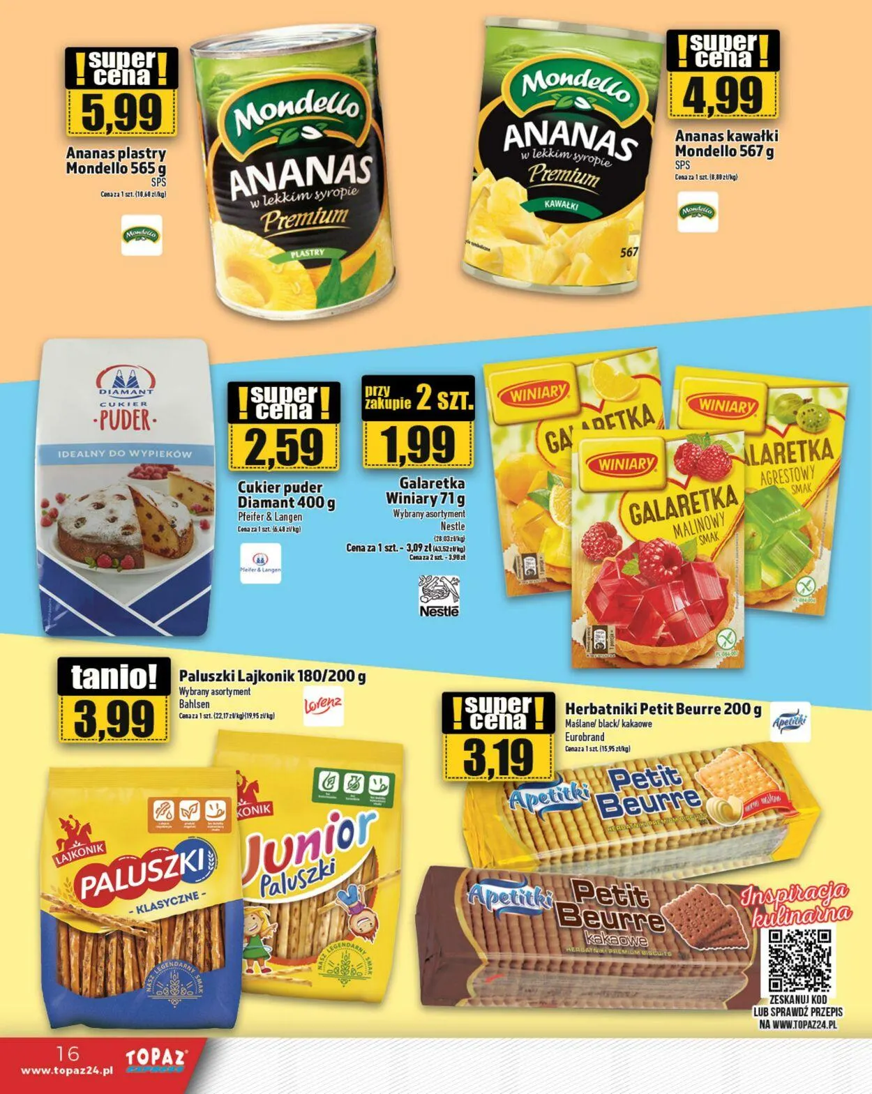 Gazetka Topaz Aktualna gazetka od 10 lipca do 24 lipca 2024 - Strona 16