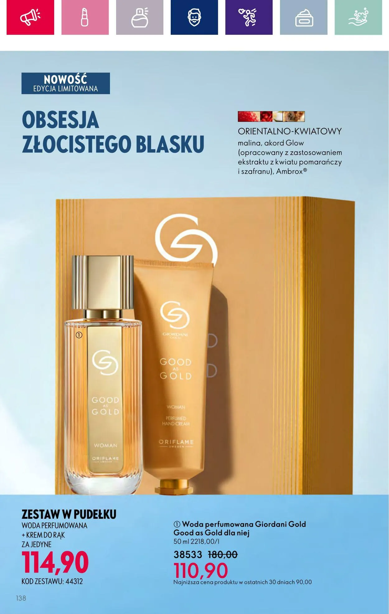 Gazetka Oriflame Aktualna gazetka od 6 grudnia do 27 grudnia 2023 - Strona 138