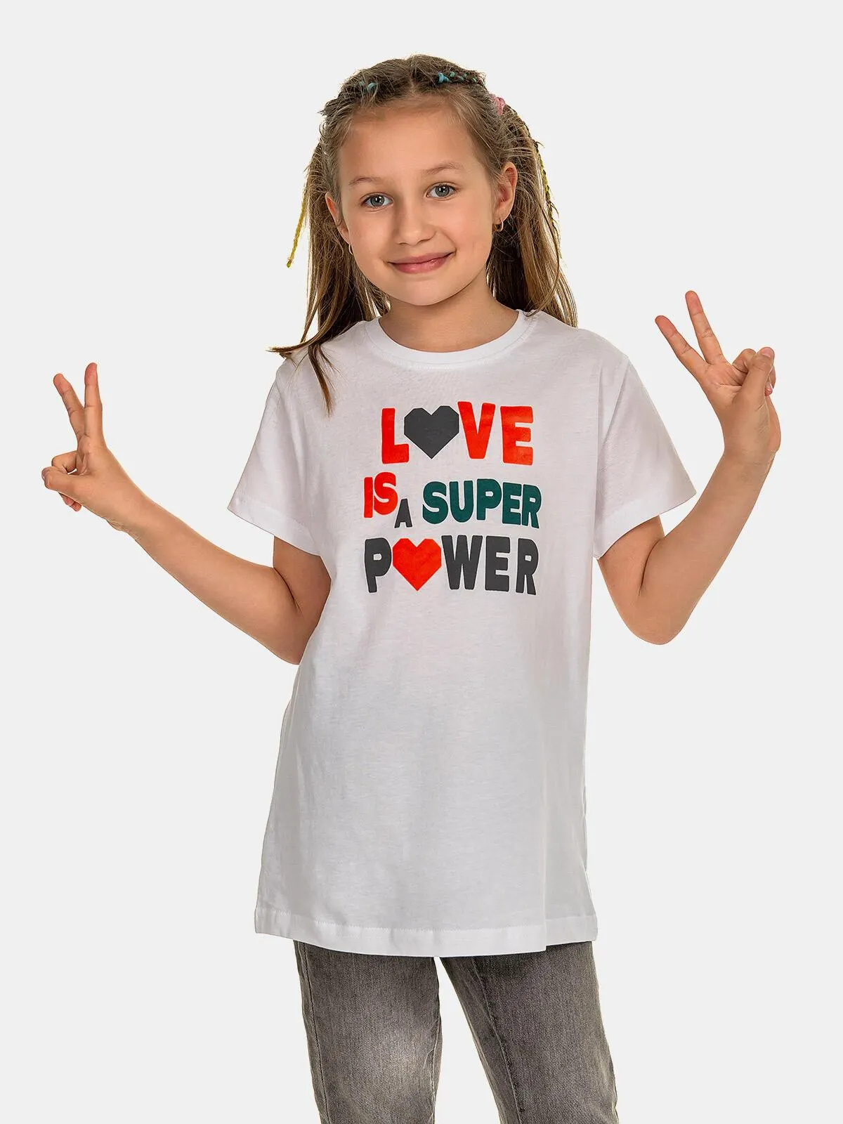 Bawełniany t-shirt z napisem