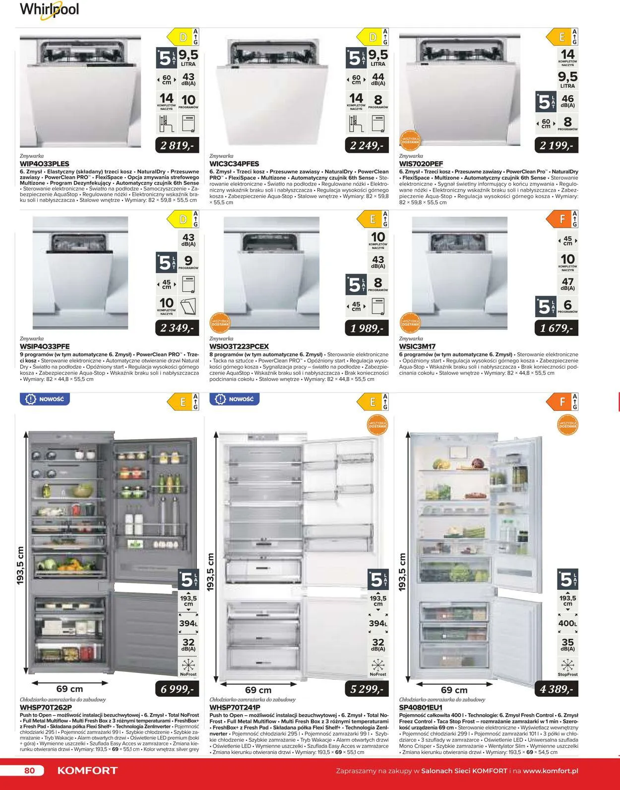 Gazetka Komfort Aktualna gazetka od 25 października do 31 stycznia 2024 - Strona 79