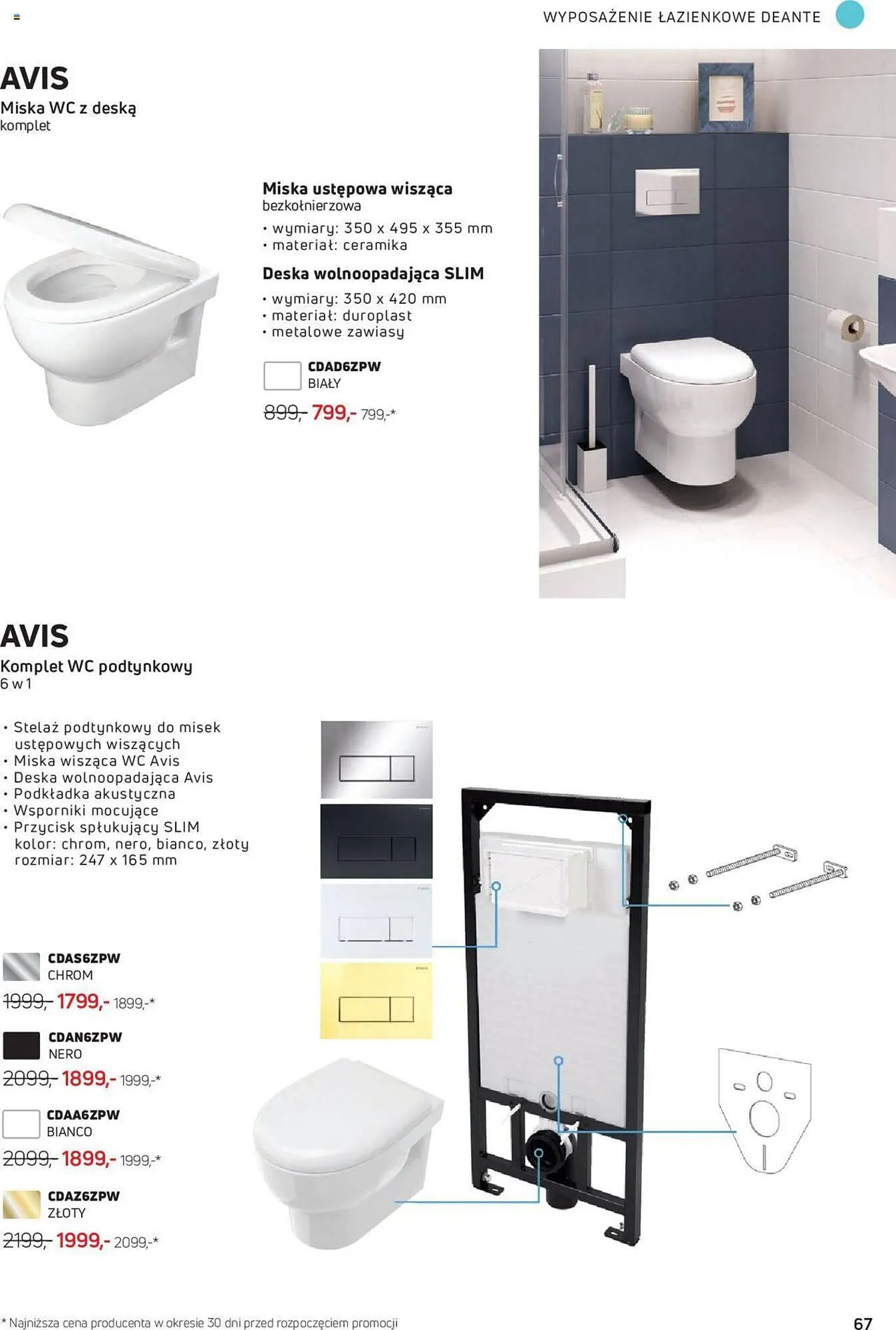 Gazetka Deante gazetka od 1 sierpnia do 31 grudnia 2023 - Strona 67