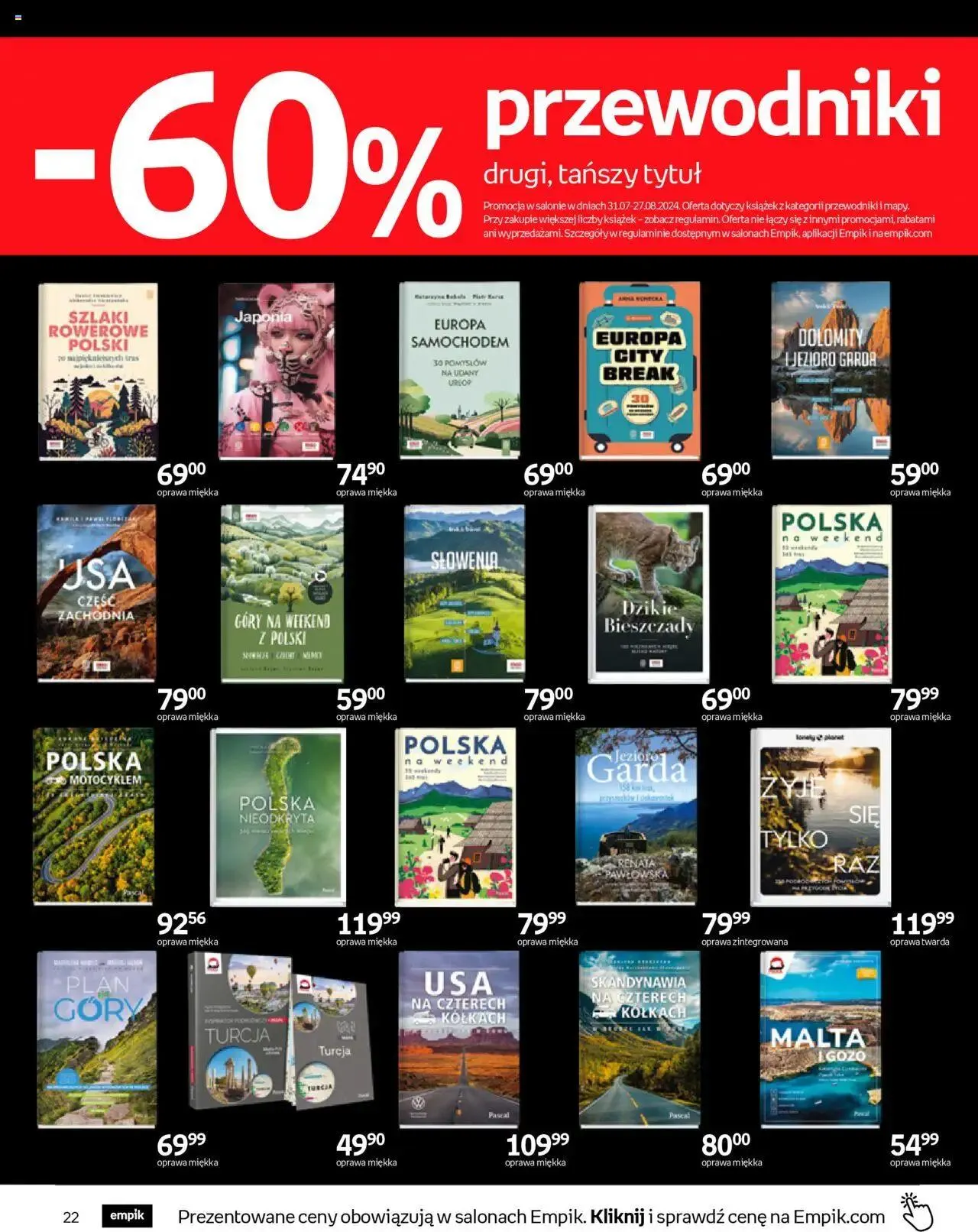 Gazetka Empik Gazetka - Tom kultury Książki od 31 lipca do 13 sierpnia 2024 - Strona 22