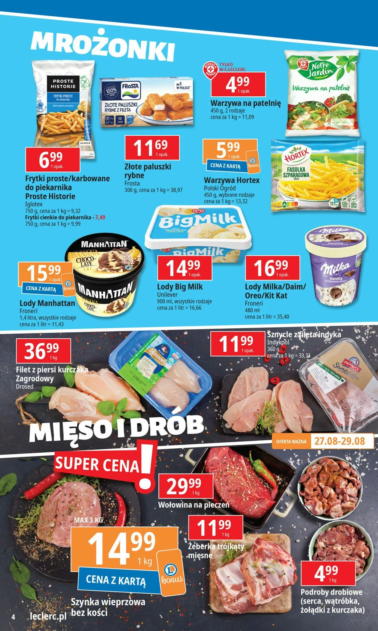 Gazetka E.Leclerc Aktualna gazetka od 14 października do 28 października 2024 - Strona 4