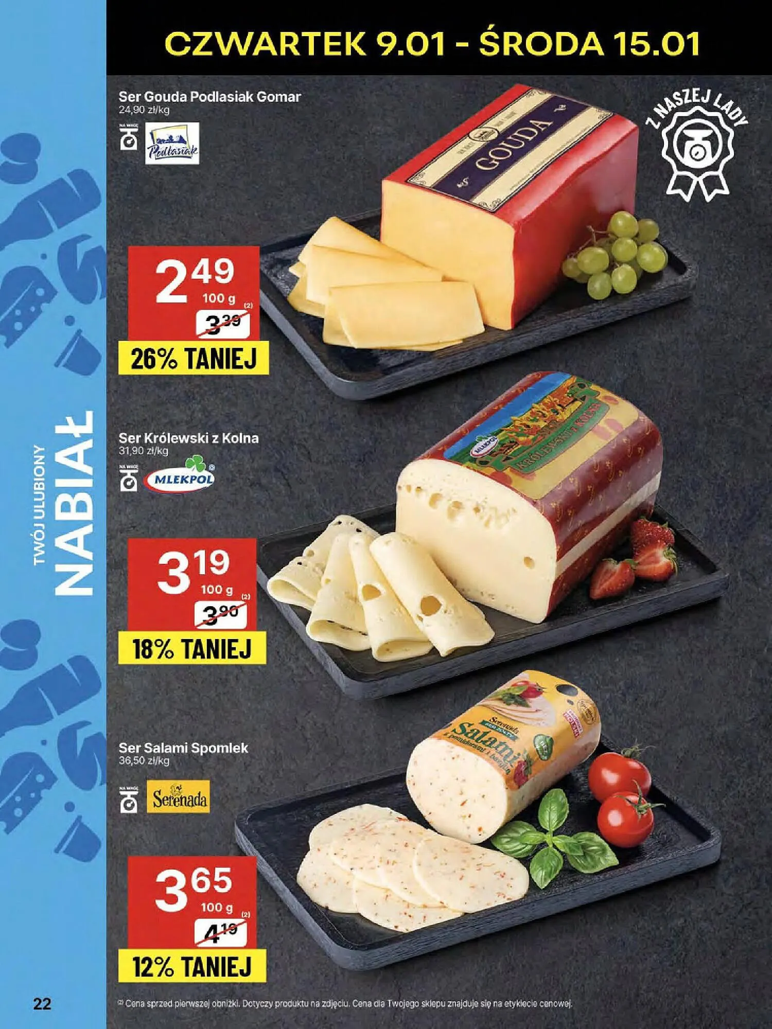 Gazetka Delikatesy Centrum gazetka od 9 stycznia do 15 stycznia 2025 - Strona 22