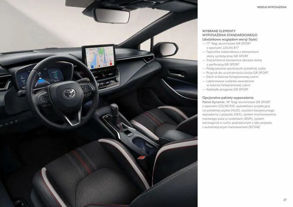 Gazetka Corolla Sedan 2023 od 22 maja do 22 maja 2024 - Strona 27