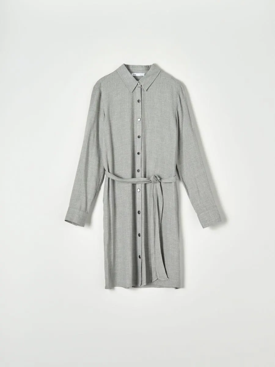 Sukienka mini koszulowa