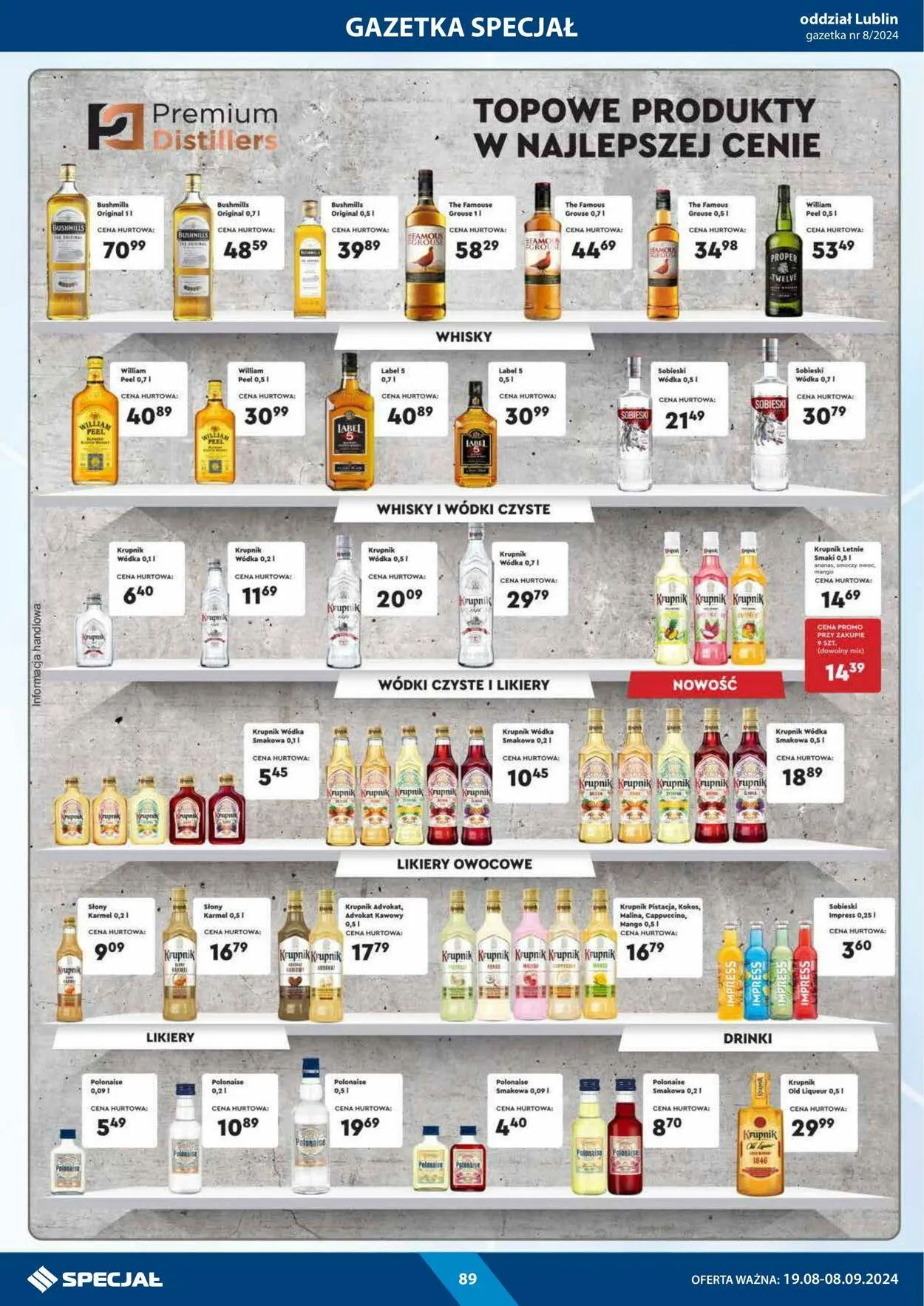 Gazetka Specjał od 19 sierpnia do 8 września 2024 - Strona 89