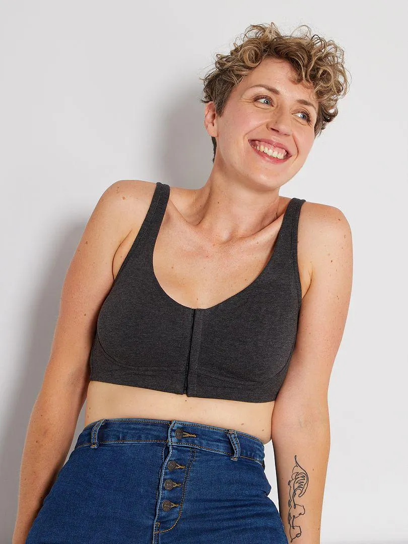 Brassière post-opératoire - gris foncé