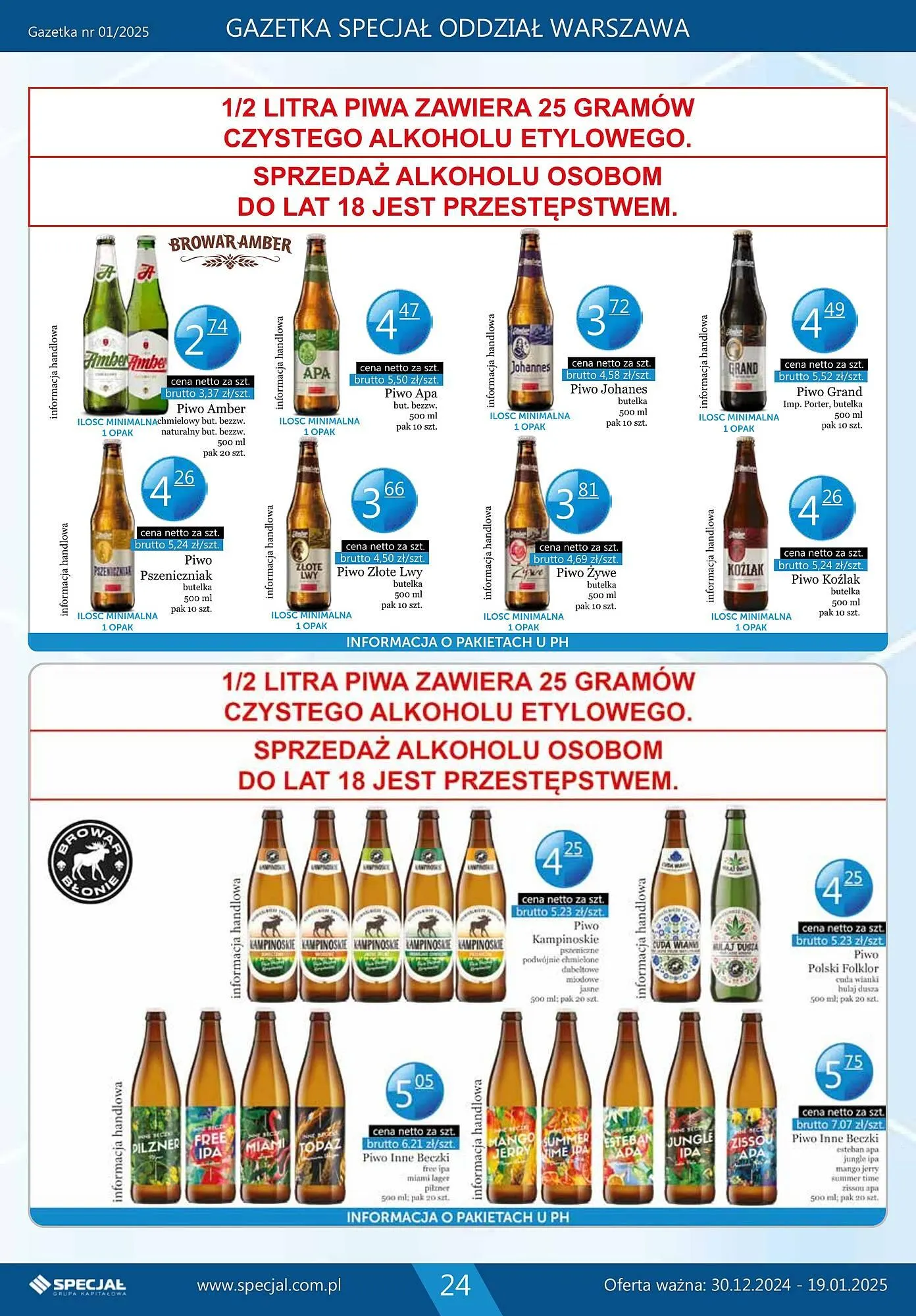 Gazetka Specjał gazetka od 30 grudnia do 19 stycznia 2025 - Strona 24