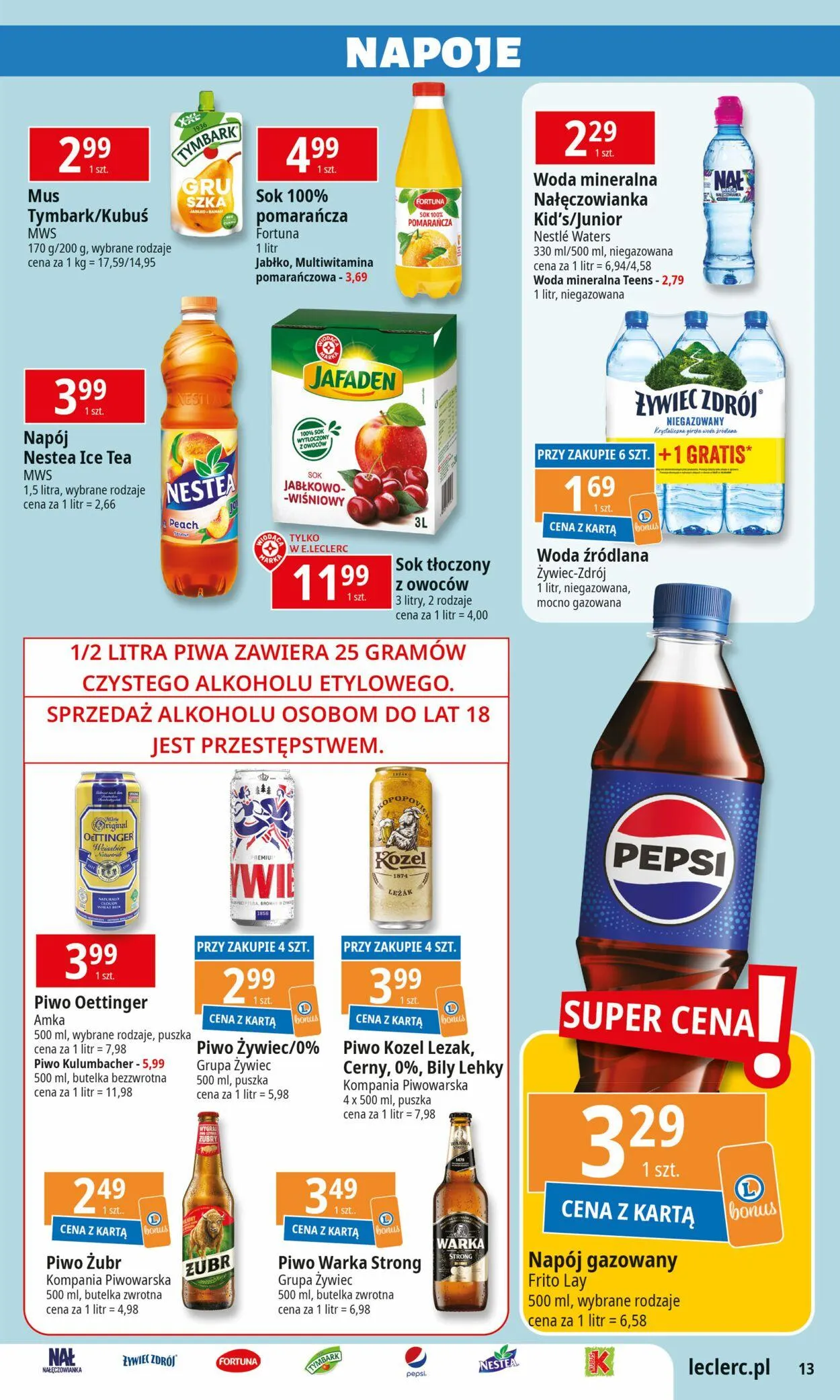 Gazetka E.Leclerc Aktualna gazetka od 30 września do 14 października 2024 - Strona 13