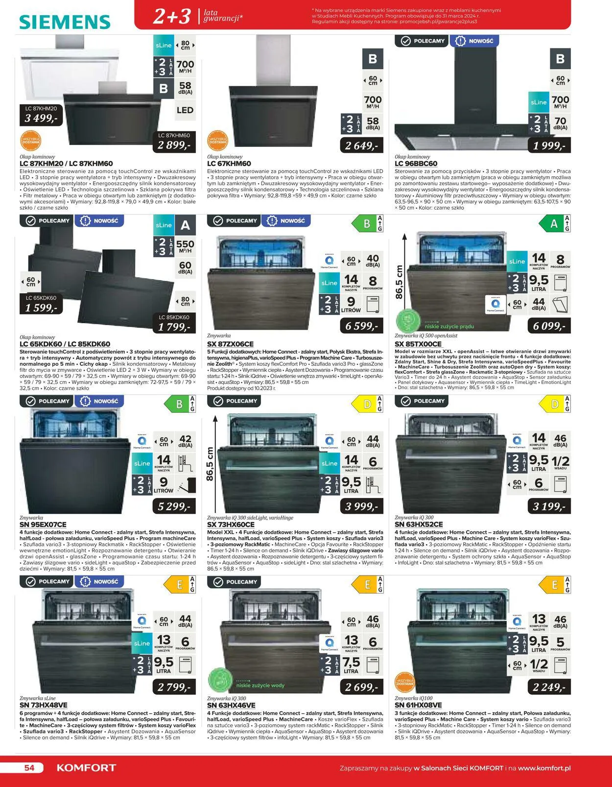 Gazetka Komfort Aktualna gazetka od 25 października do 31 stycznia 2024 - Strona 53