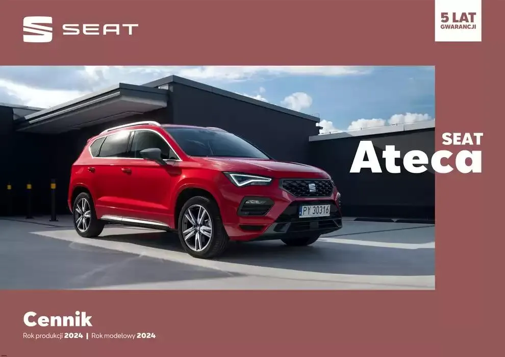 Gazetka SEAT Ateca - Katalog i cennik od 5 listopada do 5 listopada 2025 - Strona 1