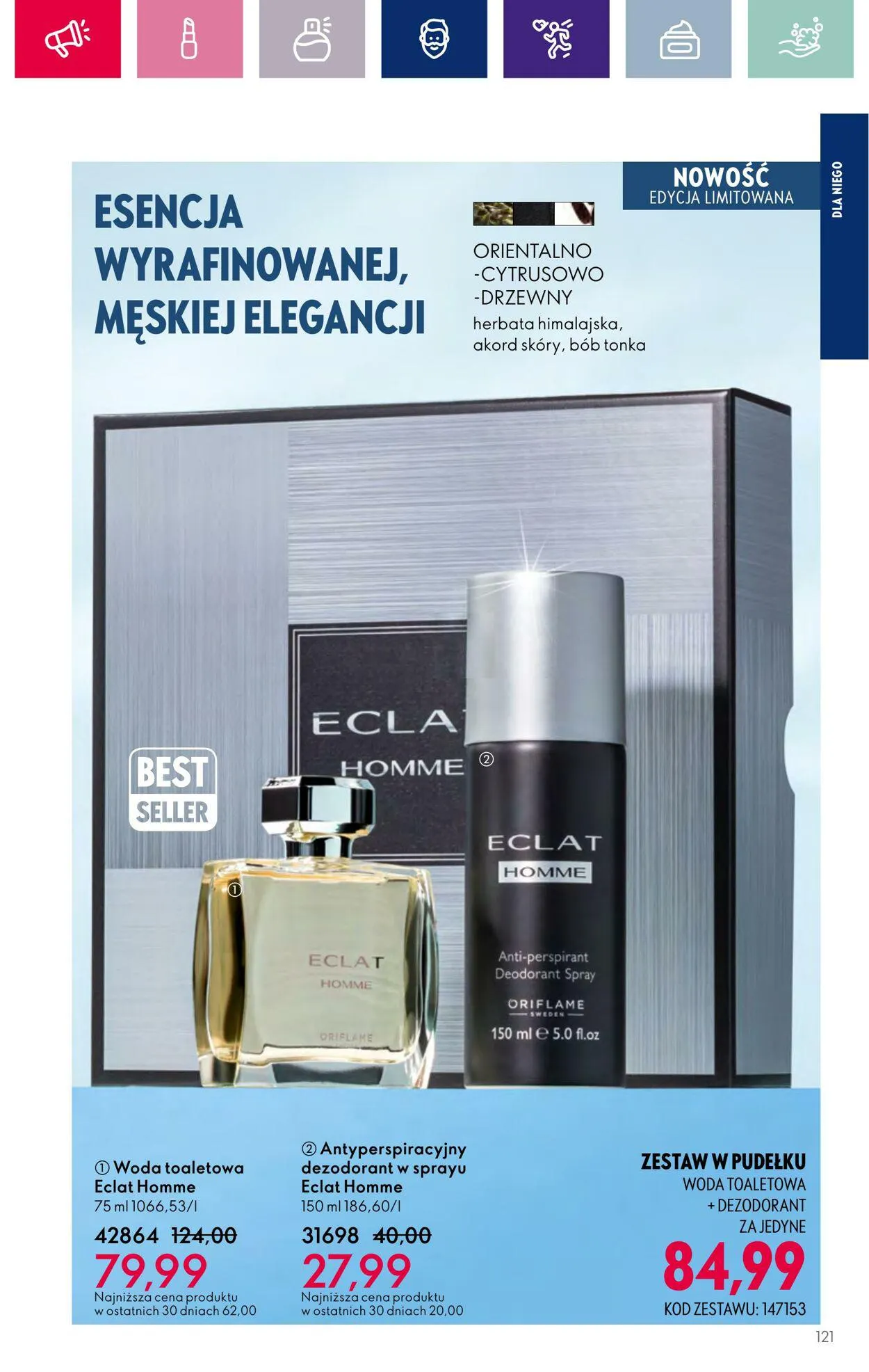 Gazetka Oriflame Aktualna gazetka od 6 grudnia do 27 grudnia 2023 - Strona 121