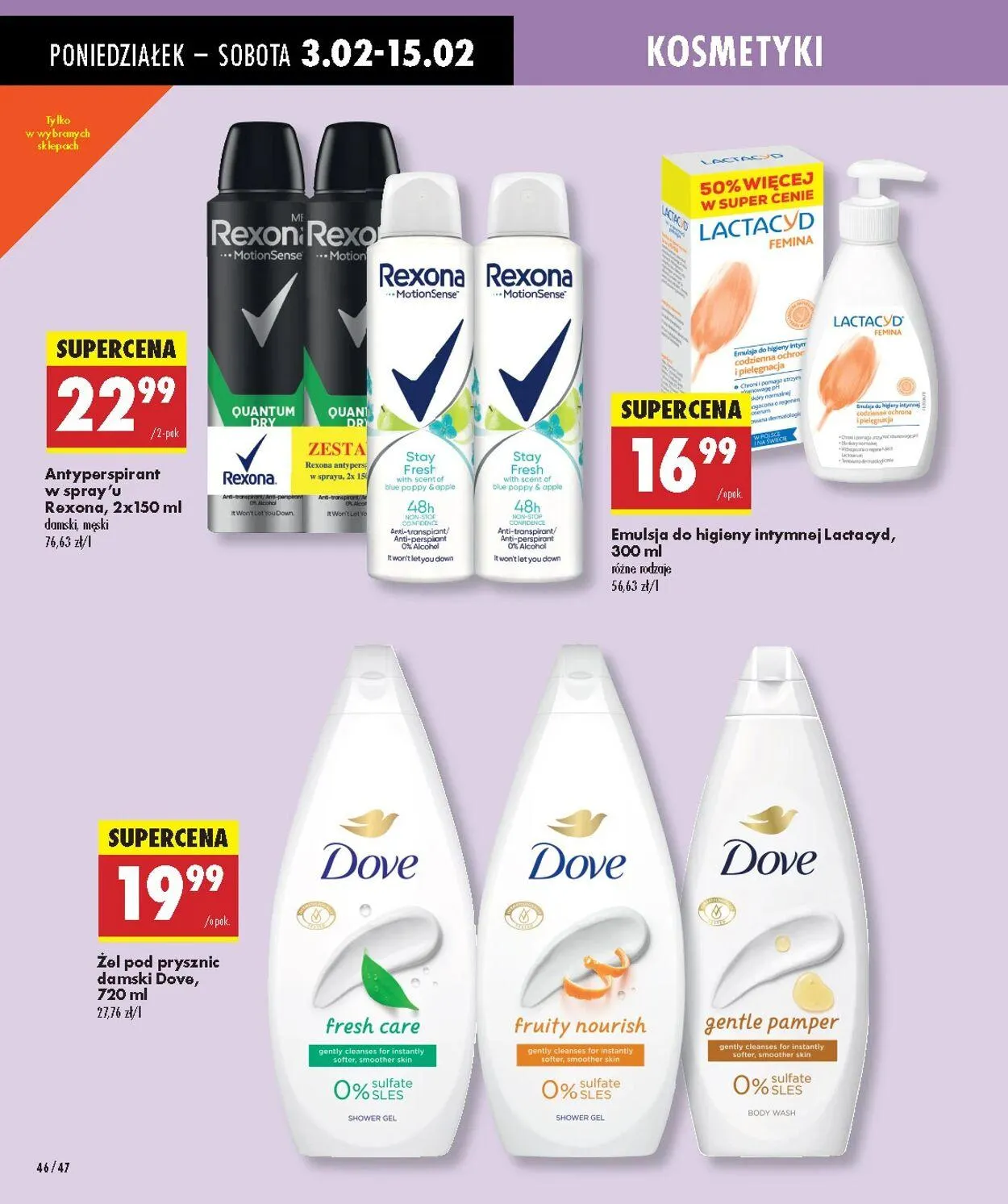 Gazetka Biedronka Aktualna gazetka od 3 lutego do 10 lutego 2025 - Strona 46