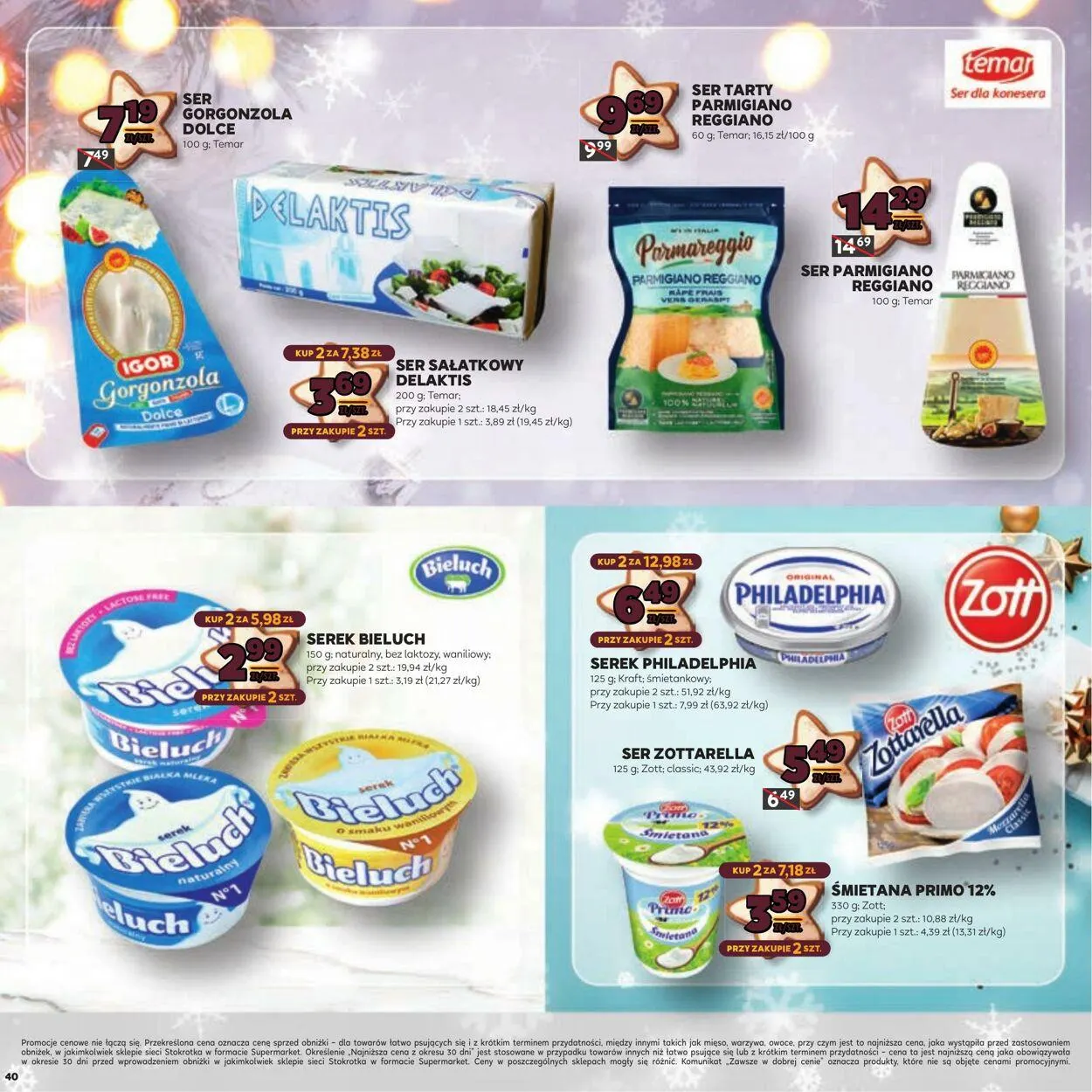Gazetka Stokrotka Aktualna gazetka od 12 grudnia do 27 grudnia 2024 - Strona 40