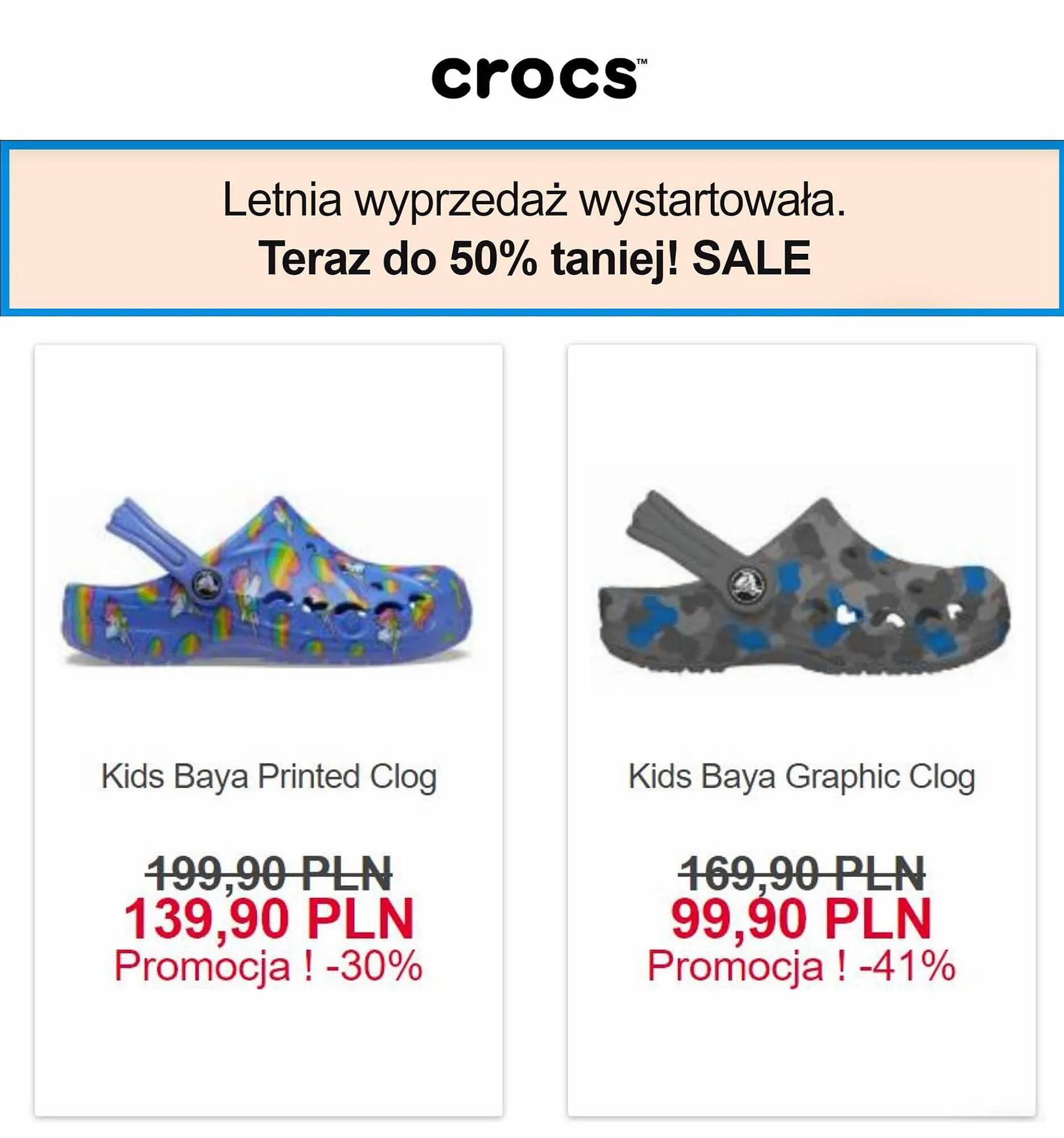 Gazetka Crocs gazetka od 7 lipca do 20 lipca 2023 - Strona 8