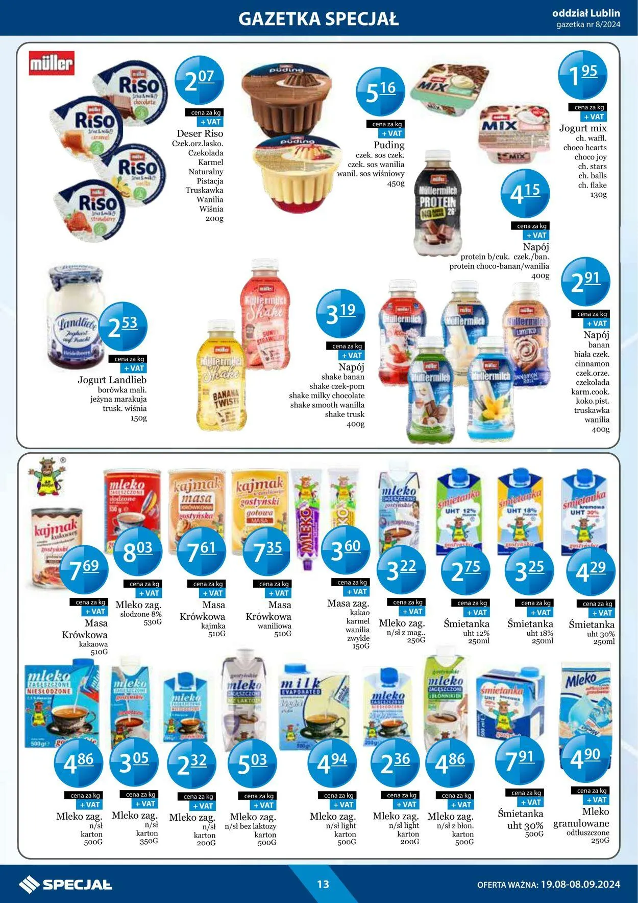 Gazetka Specjał od 19 sierpnia do 8 września 2024 - Strona 13