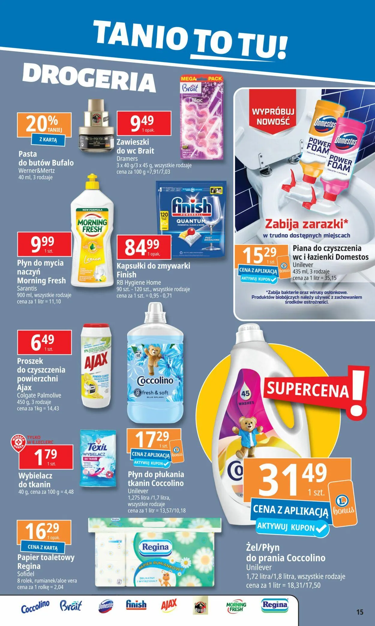 Gazetka E.Leclerc Aktualna gazetka od 14 kwietnia do 28 kwietnia 2025 - Strona 15