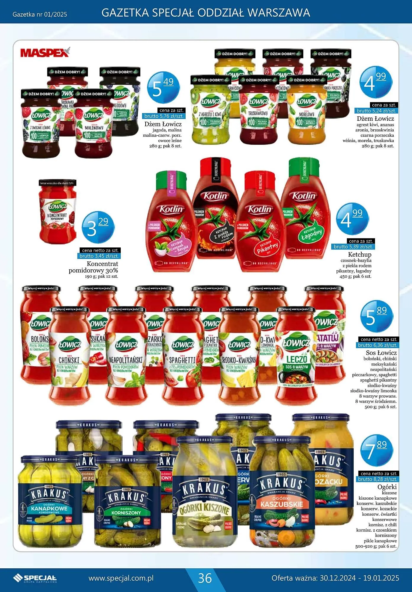 Gazetka Specjał gazetka od 30 grudnia do 19 stycznia 2025 - Strona 36