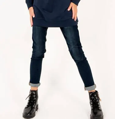 Spodnie jeansowe dla dziewczynki, 9-13 lat