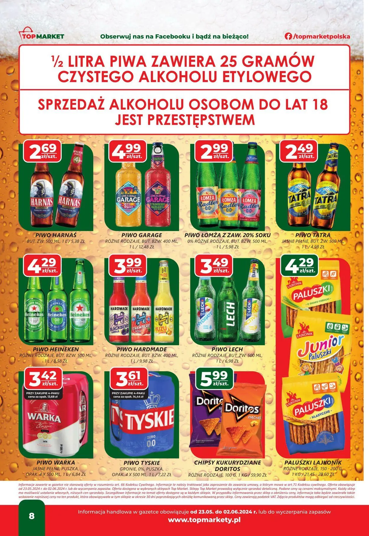 Gazetka Top Market Aktualna gazetka od 4 sierpnia do 18 sierpnia 2024 - Strona 8