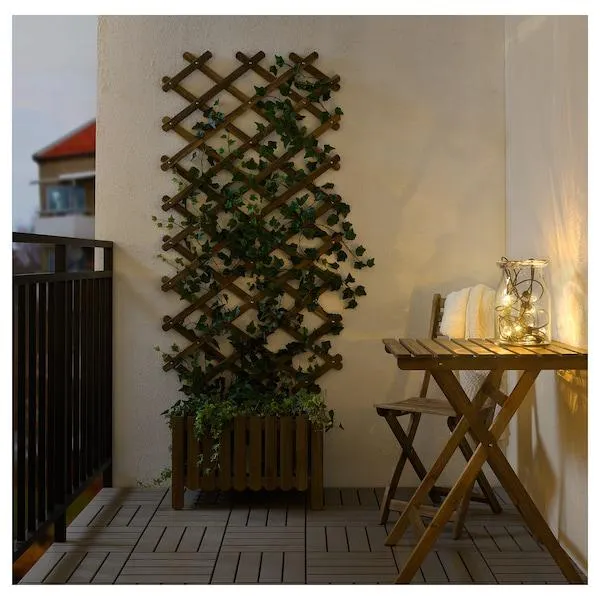Girlanda LED, 12 lampek, zewnętrzne/na baterie czarny