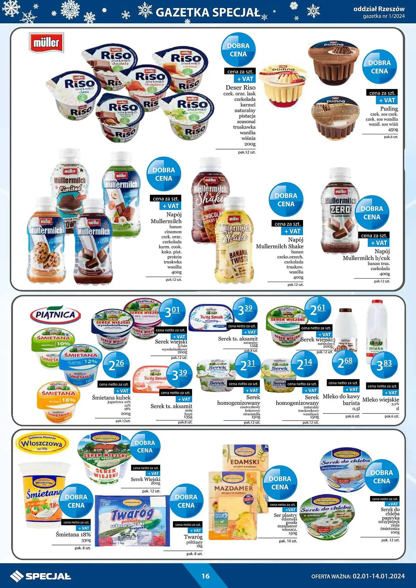 Gazetka Specjał gazetka od 2 stycznia do 14 stycznia 2024 - Strona 16