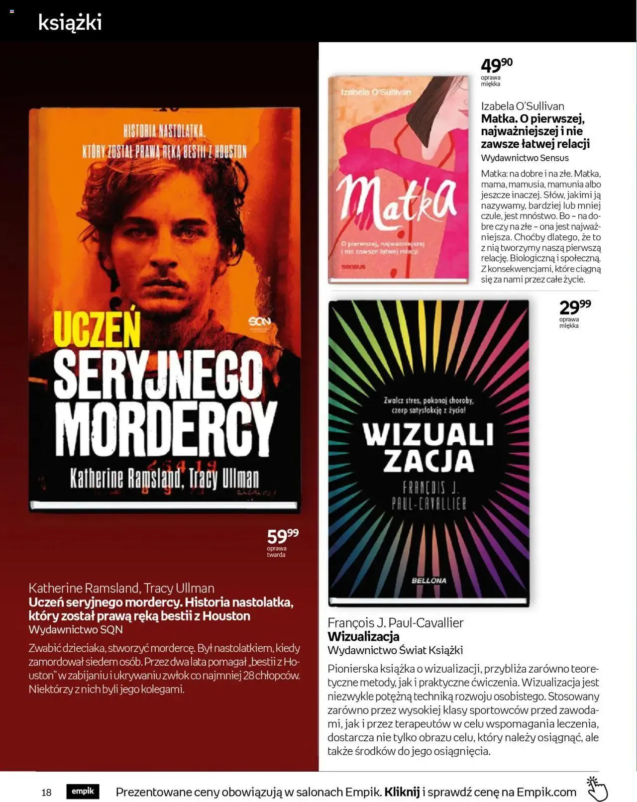 Gazetka Empik Gazetka - Tom kultury Książki od 31 lipca do 13 sierpnia 2024 - Strona 18