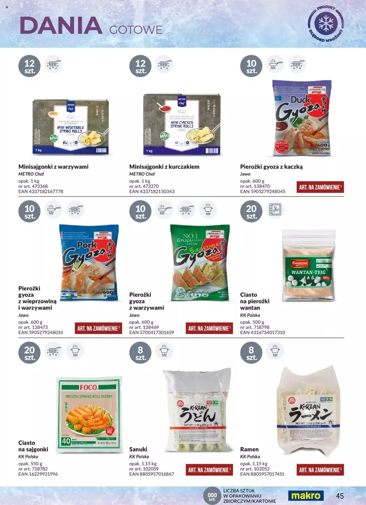 Gazetka Makro Gazetka - Mrożonki od 20 maja do 31 stycznia 2025 - Strona 45