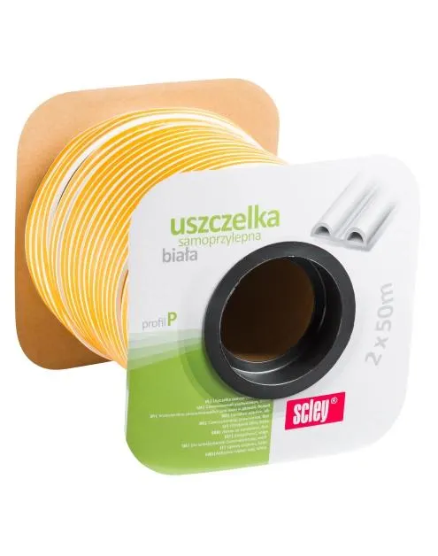 Uszczelka 2x50 m brązowa 9x2-5 mm SCLEY