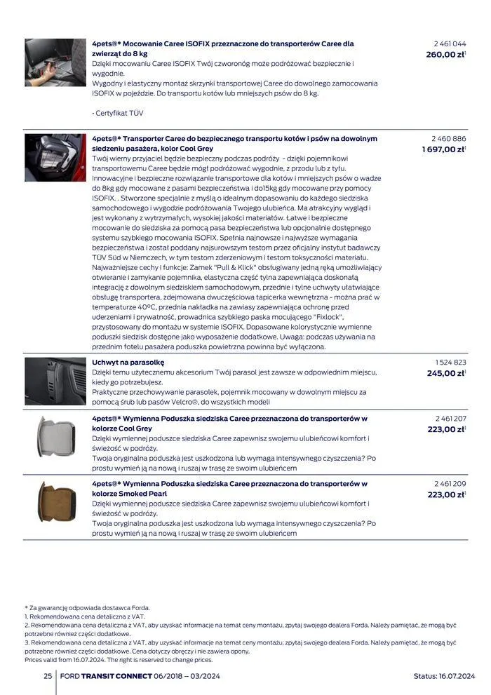 Gazetka FORD TRANSIT CONNECT od 3 sierpnia do 3 sierpnia 2025 - Strona 25