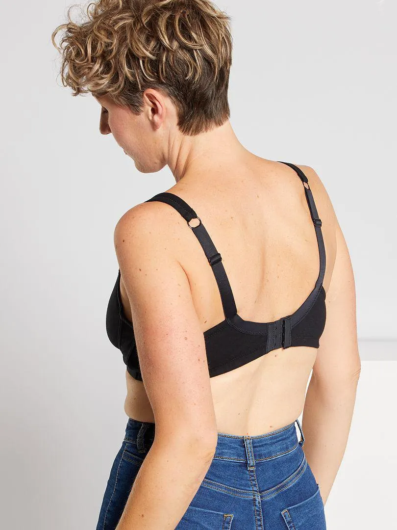 Soutien-gorge post-opératoire - noir