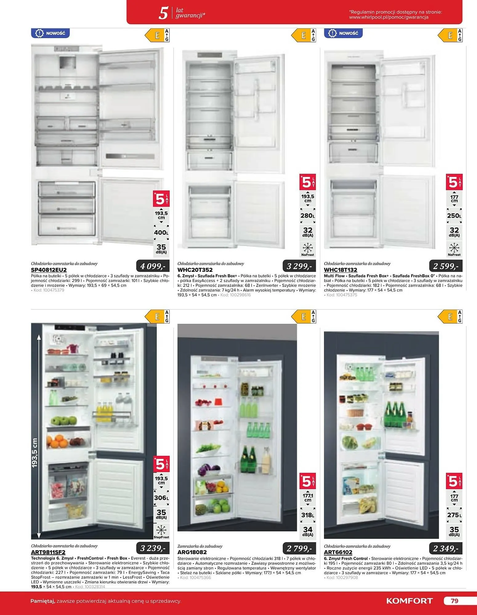 Gazetka Komfort gazetka od 11 września do 31 grudnia 2024 - Strona 79