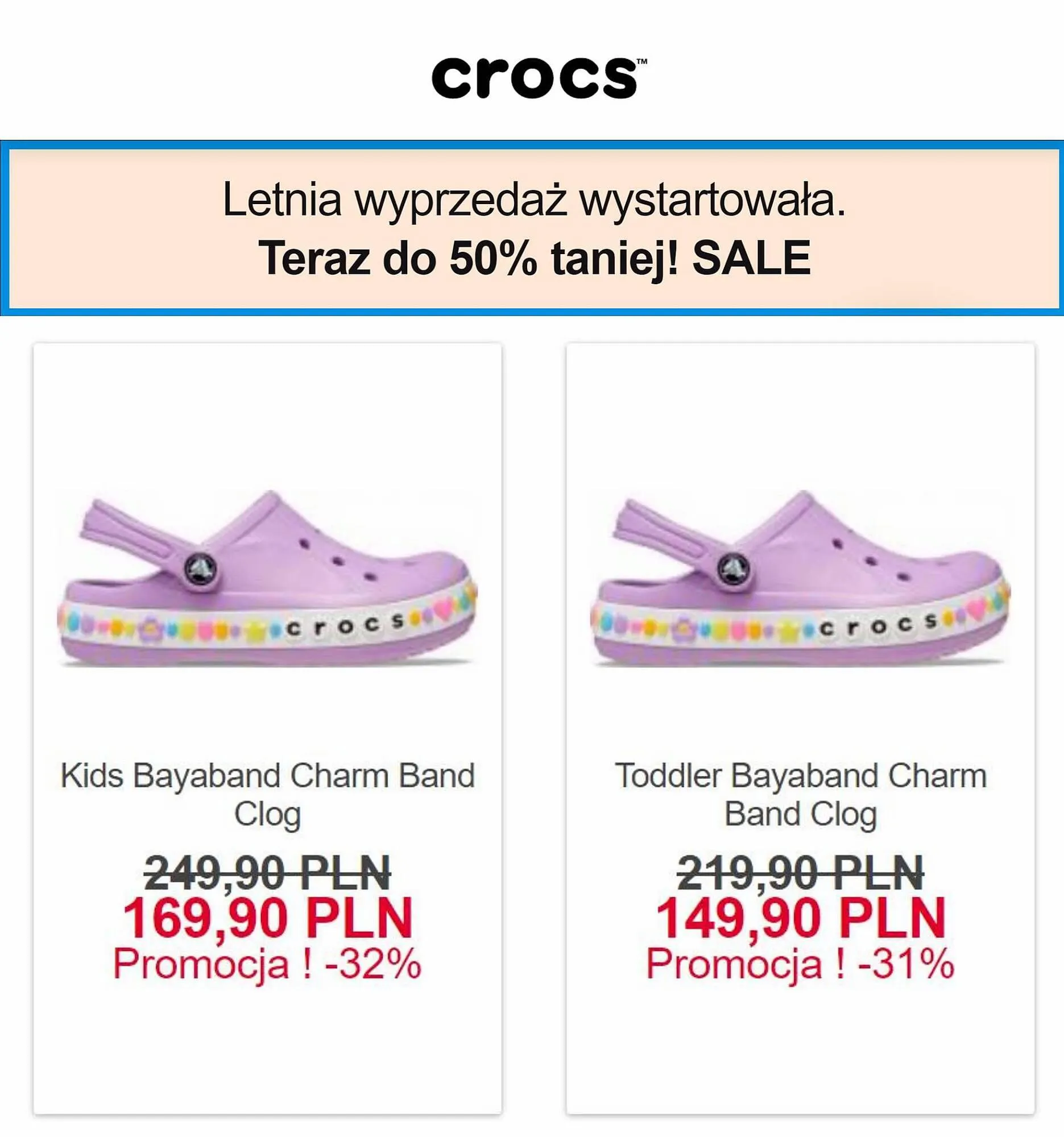 Gazetka Crocs gazetka od 7 lipca do 20 lipca 2023 - Strona 6