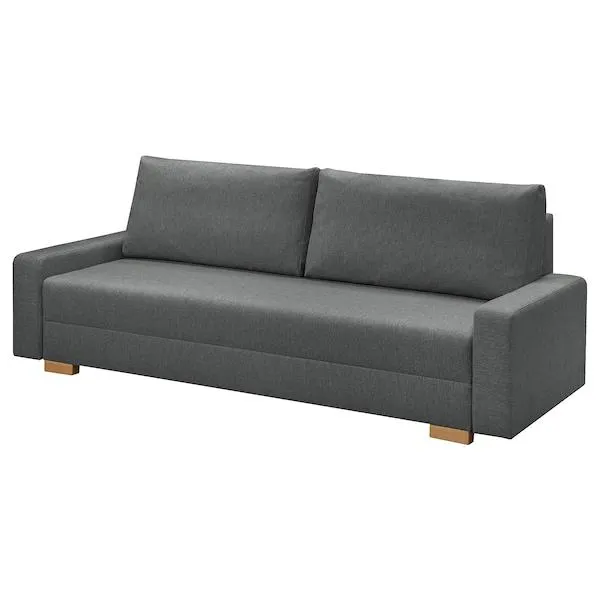 Rozkładana sofa 3-osobowa, ciemnoszary