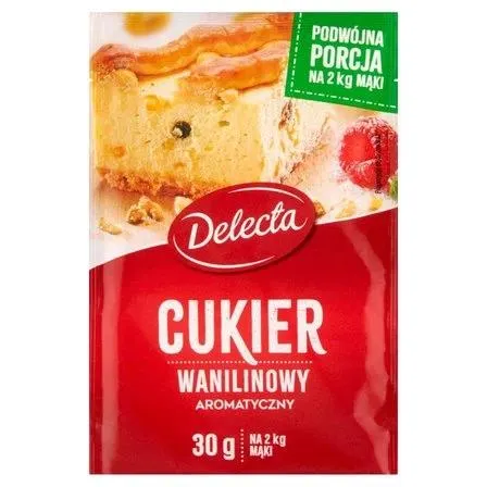 DELECTA CUKIER WANILIOWY 30 G 0.032 kg