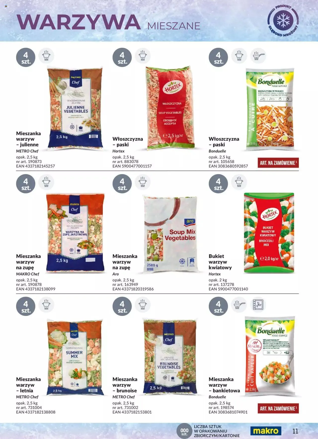 Gazetka Makro Gazetka - Mrożonki od 20 maja do 31 stycznia 2025 - Strona 11