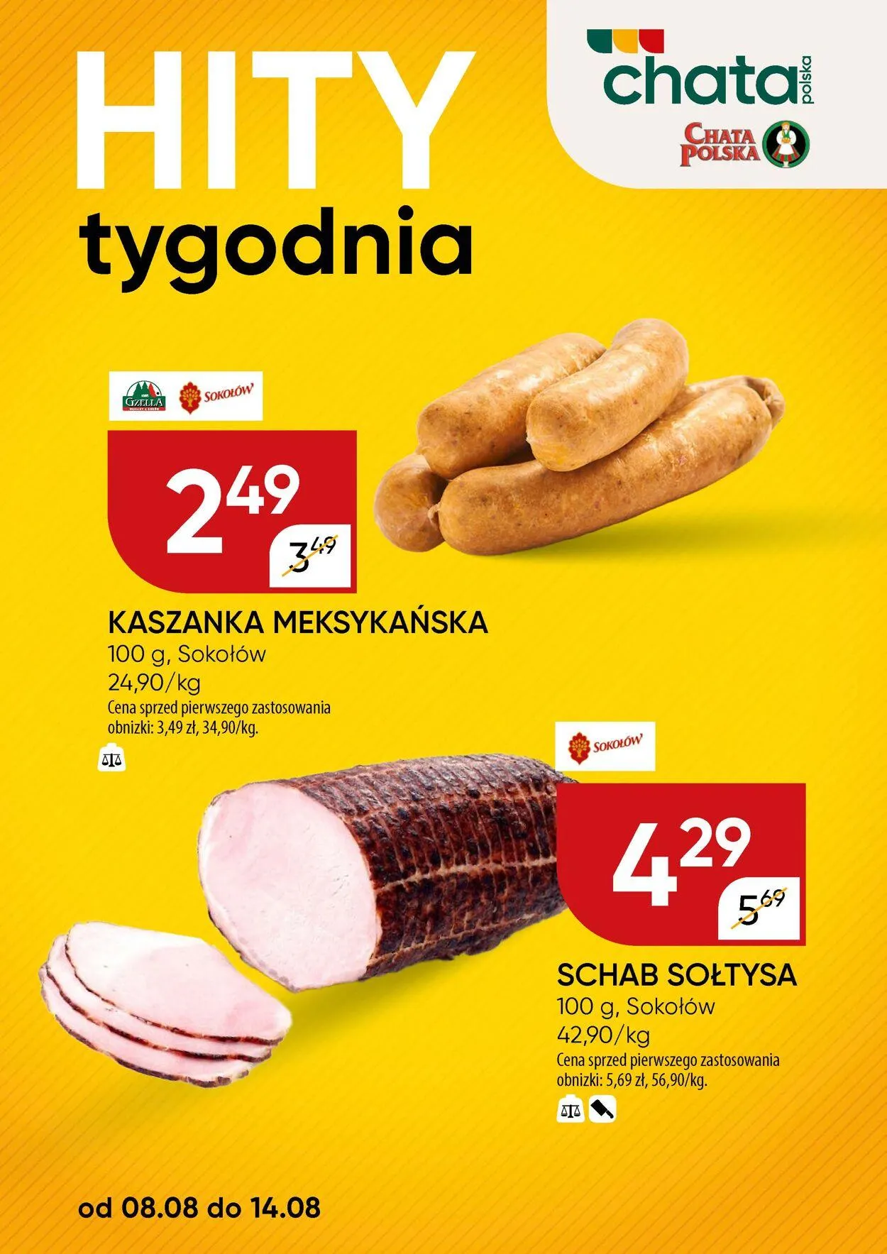 Gazetka Chata Polska Aktualna gazetka od 19 sierpnia do 2 września 2024 - Strona 4