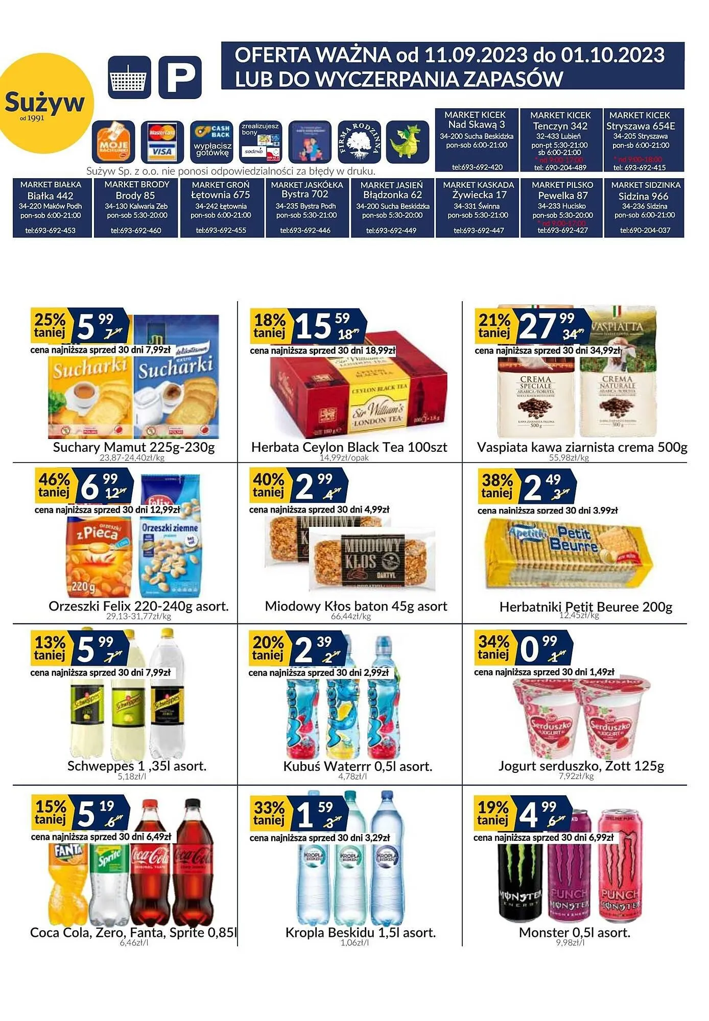 Gazetka Sużyw gazetka od 11 września do 1 października 2023 - Strona 1