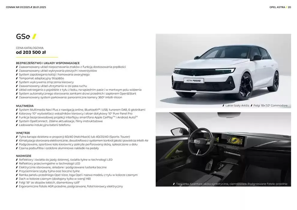 Gazetka Astra Plug-in Hybrid od 30 stycznia do 31 grudnia 2025 - Strona 20