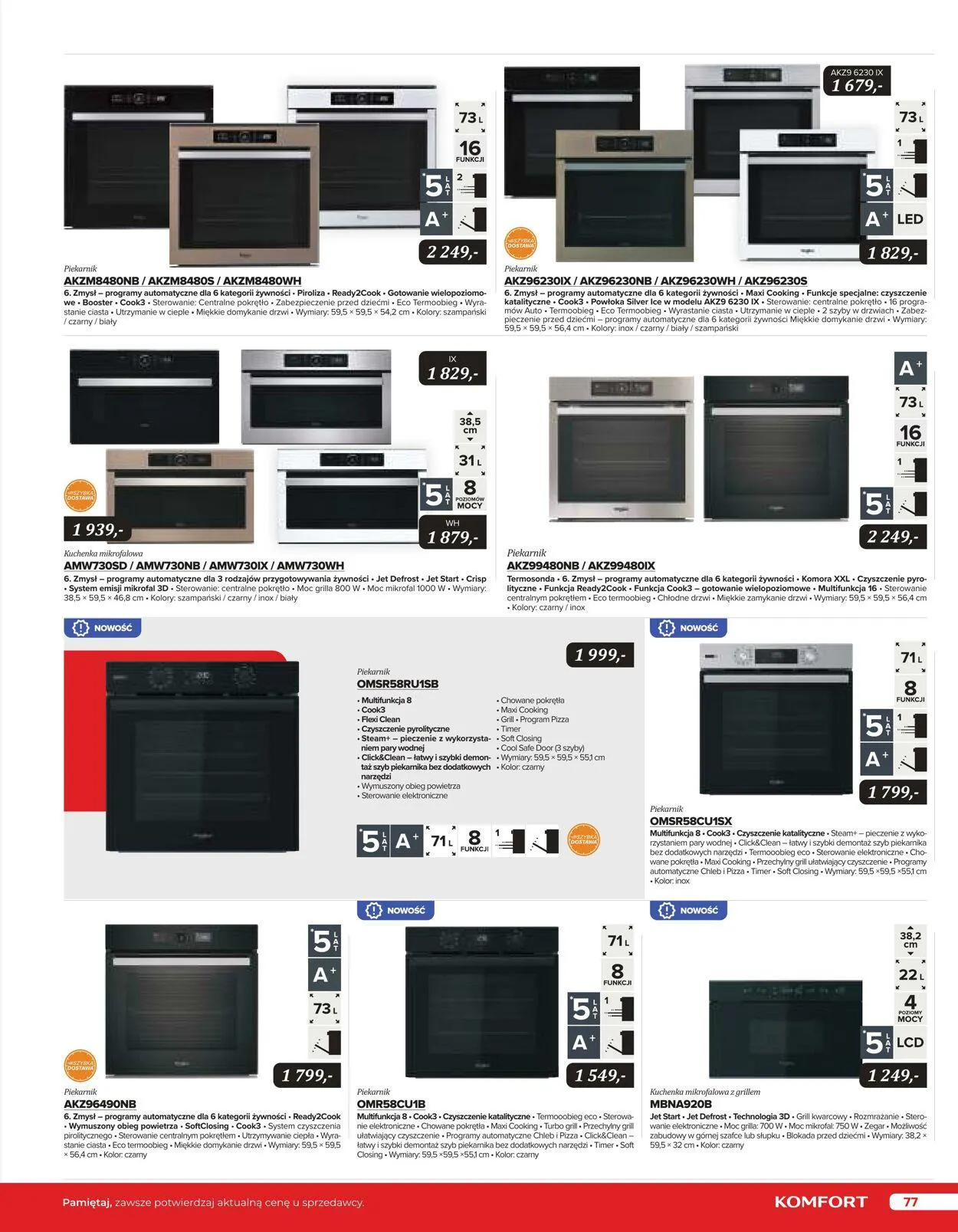 Gazetka Komfort Aktualna gazetka od 25 października do 31 stycznia 2024 - Strona 76