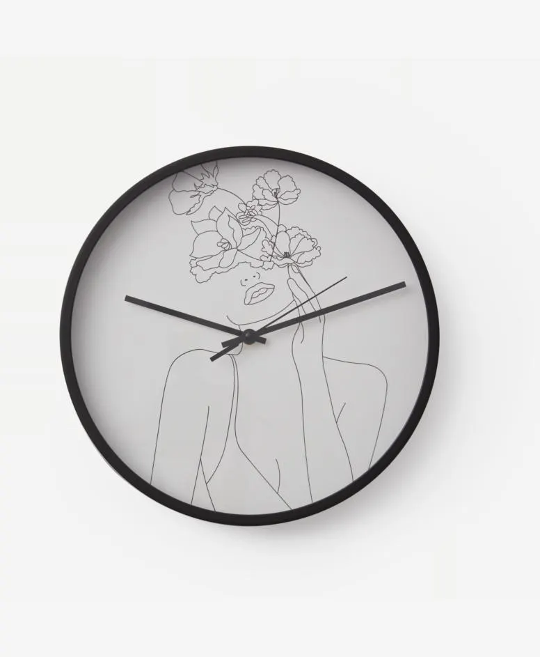 Okrągły zegar ścienny