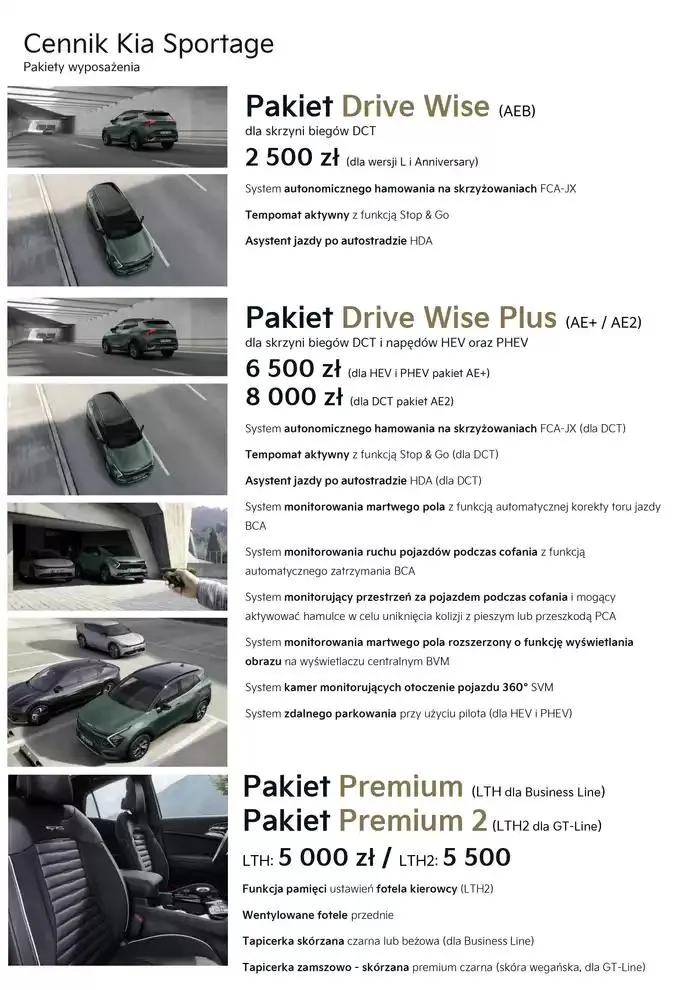 Gazetka Kia Sportage Cennik 2025  od 21 lutego do 31 grudnia 2025 - Strona 8