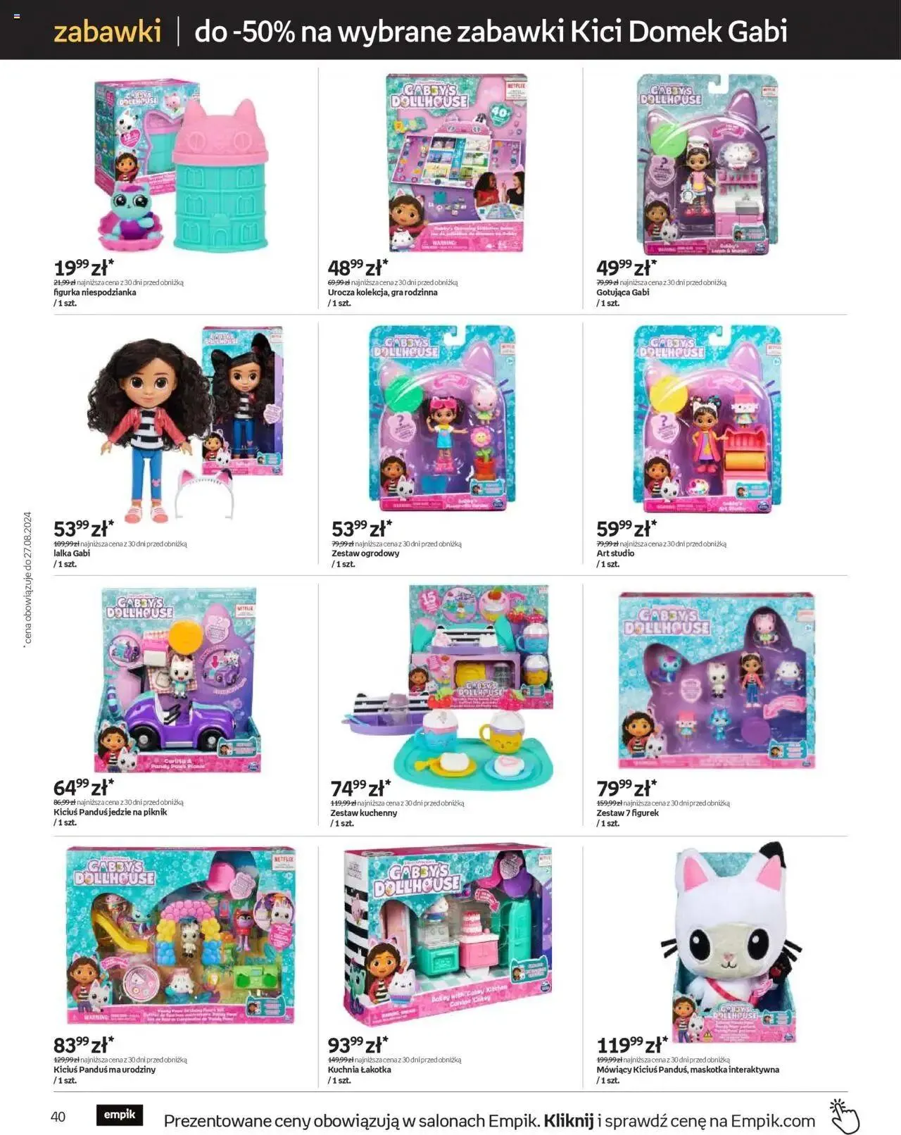 Gazetka Empik Gazetka - Tom kultury Zabawki, Art.Szkolne od 31 lipca do 13 sierpnia 2024 - Strona 4