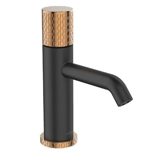 Bateria umywalkowa moonlight czarna/goldrose